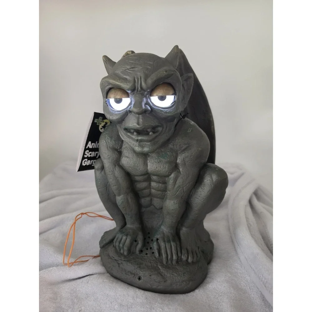 2007 Magic Power Halloween Gargoyle Animated Motion Activated And Talking 11.5